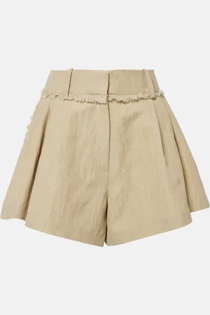 Paco rabanne Shorts in misto cotone a vita alta