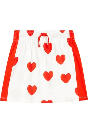 Mini Rodini Gonna Hearts in cotone