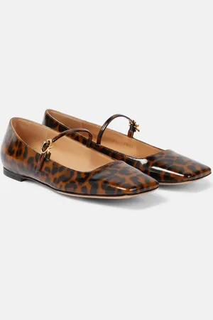 Gianvito Rossi Ballerine Mary Jane Christina in vernice