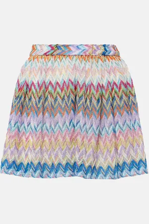 Missoni Shorts in lamé a zig-zag