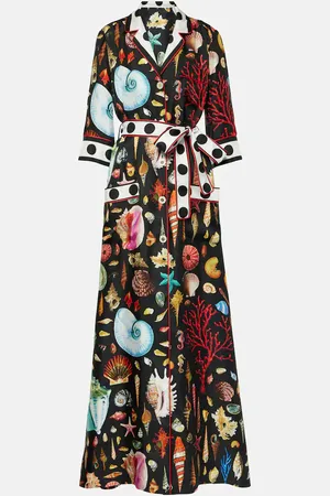 Dolce & Gabbana Vestaglia Capri in raso di seta