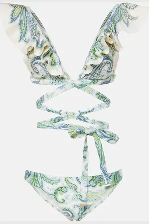 ZIMMERMANN Bikini Ottie con stampa