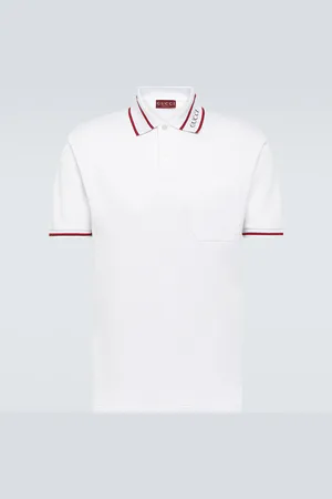 Gucci Polo in piqué di cotone