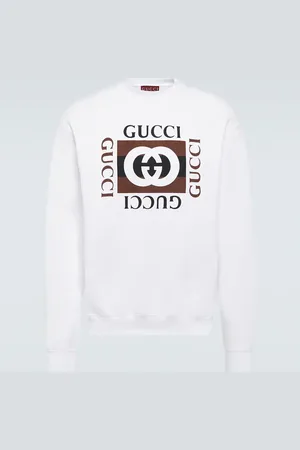 Gucci Felpa in jersey di cotone con logo