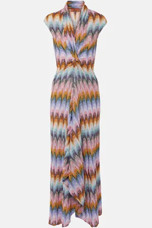 Missoni Vestito midi con scollo all