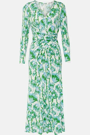 Diane von Furstenberg Abito midi Timmy con stampa