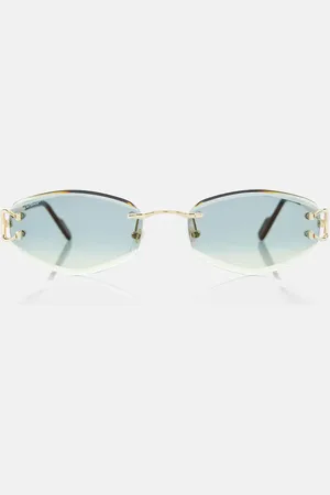 Cartier Occhiali da sole ovali Signature C