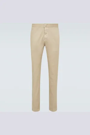 Loro Piana Pantaloni regular in misto lino