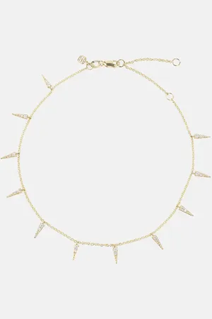 Sydney Evan Cavigliera Large Fringe in 14kt con diamanti