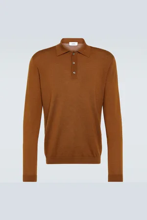 LARDINI Polo in lana, seta e cashmere