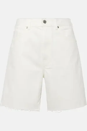NILI LOTAN Shorts di jeans Russel a vita alta
