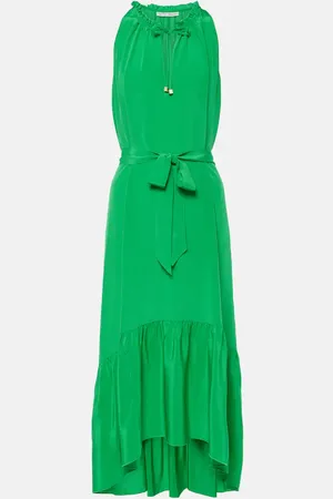 Heidi Klein Abito midi Chamarel in crêpe de chine di seta