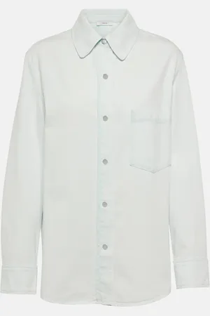 Vince Camicia in twill di cotone