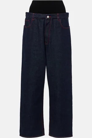 Alaïa Alaïa Jeans a gamba larga e vita alta