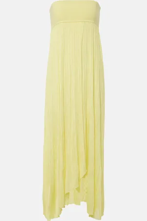 Alaïa Alaïa Abito bustier a pieghe
