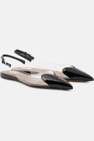 Alaïa Alaïa Ballerine slingback Le Cœur in vernice e PU