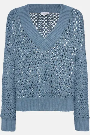 Brunello Cucinelli Pullover in misto cotone