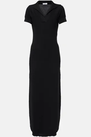 Alaïa Alaïa Abito polo semitrasparente