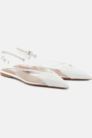 Alaïa Alaïa Ballerine slingback Le Cœur in vernice e PU