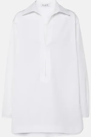 Alaïa Alaïa Miniabito in popeline di cotone
