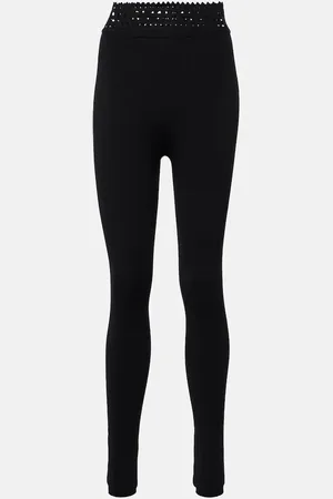 Alaïa Alaïa Leggings Vienne a vita alta
