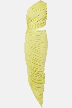 Alaïa Alaïa Abito lungo monospalla con cut-out