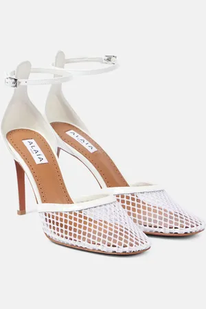 Alaïa Alaïa Pumps in mesh con pelle