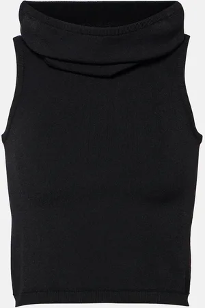 Alaïa Alaïa Top cropped con cappuccio