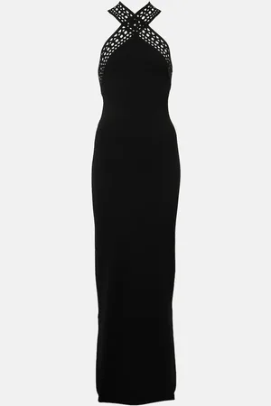 Alaïa Alaïa Abito lungo Vienne con scollo all