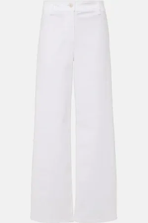 NILI LOTAN Pantaloni a gamba larga Megan in twill