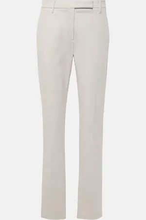 Brunello Cucinelli Pantaloni slim in misto cotone