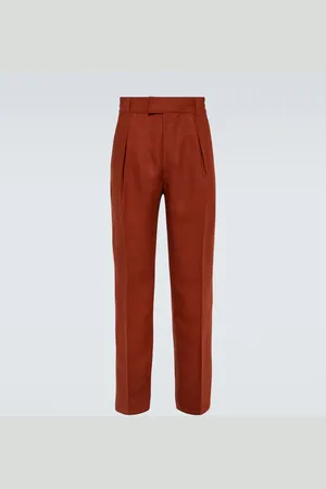 Loro Piana Pantaloni regular Reinga in lino