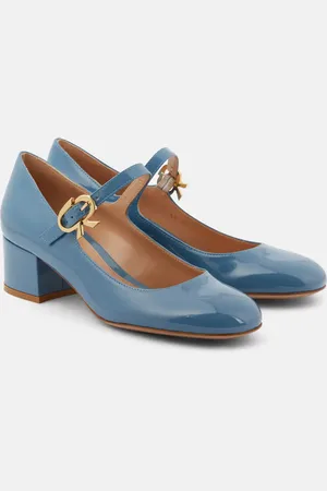 Gianvito Rossi Pumps Mary Jane Mary Ribbon in vernice