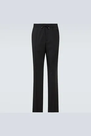 VALENTINO Pantaloni slim in lana e mohair