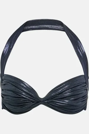 Norma Kamali Top bralette Bill in lamé