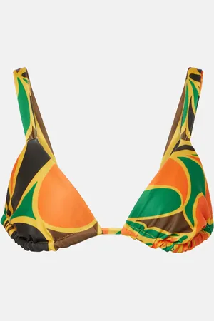 FAITHFULL THE BRAND Top bikini Mary con stampa