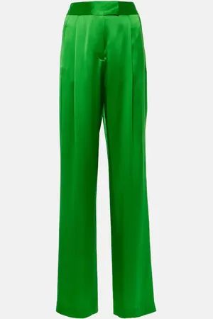 The Sei Pantaloni a gamba larga in seta