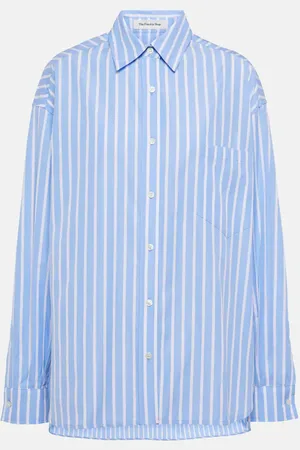 The Frankie Shop Camicia Georgia in misto cotone a righe