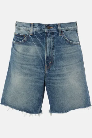 NILI LOTAN Shorts di jeans Russel a vita bassa