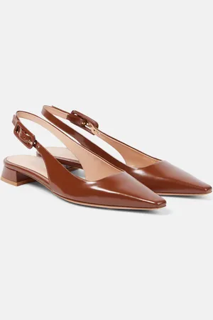 Gianvito Rossi Ballerine slingback in vernice