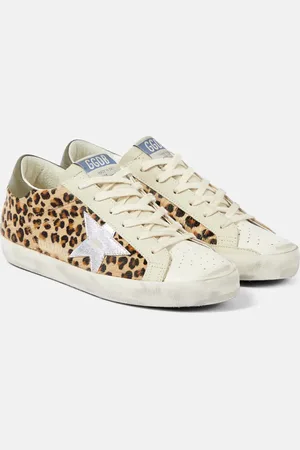 Golden Goose Sneakers Super-Star in pelle con stampa