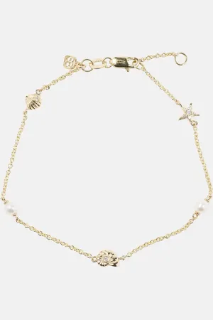 Sydney Evan Bracciale in 14kt con diamanti e perle d
