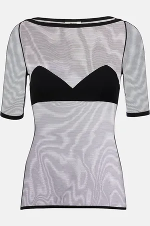 Nensi Dojaka Top in mesh