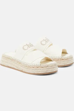 Chloé Chloé Sandali espadrillas Mila in canvas