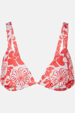 FAITHFULL THE BRAND Top bikini Mary con stampa floreale
