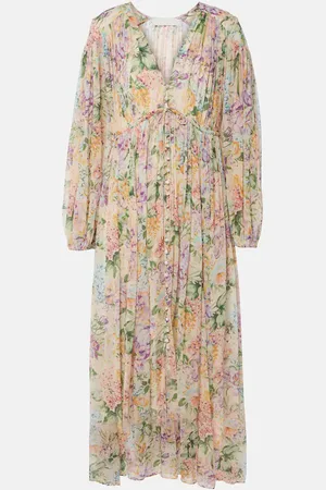 ZIMMERMANN Abito lungo Halliday con stampa