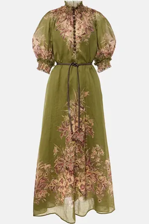 ZIMMERMANN Abito lungo Ottie Swing con stampa