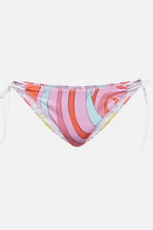 Puccini Slip bikini Marmo con stampa