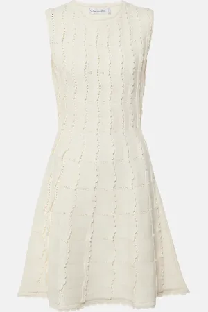 Oscar de la Renta Miniabito in maglia