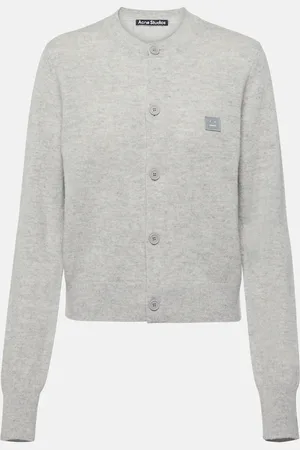 Acne Studios Cardigan Face in lana